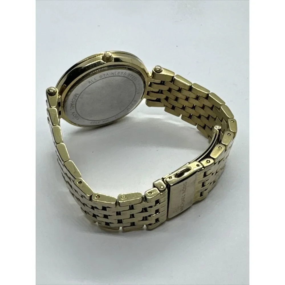 Michael Kors MK3398 Women's Gold Stainless Steel Analog Dial Quartz Watch JNA642